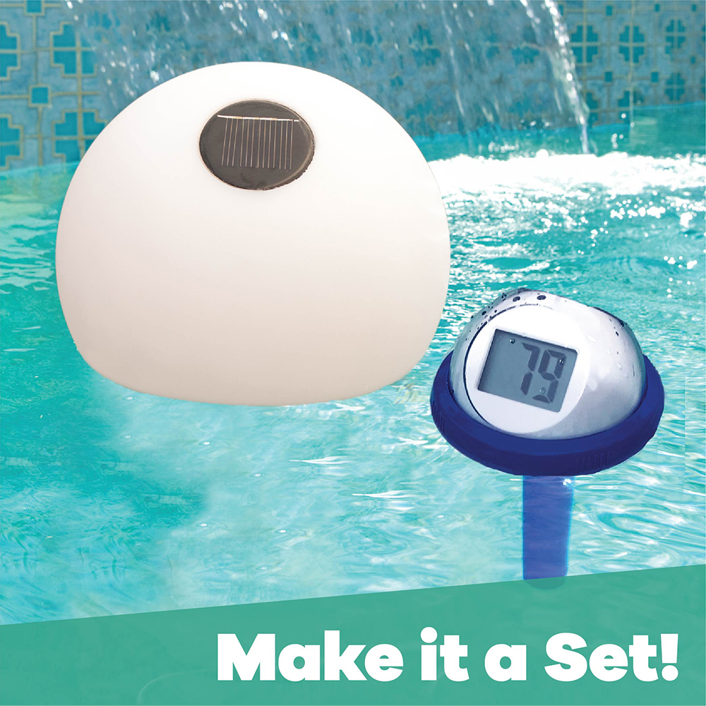 Floating Digital Pool Thermometer, Blue GAME