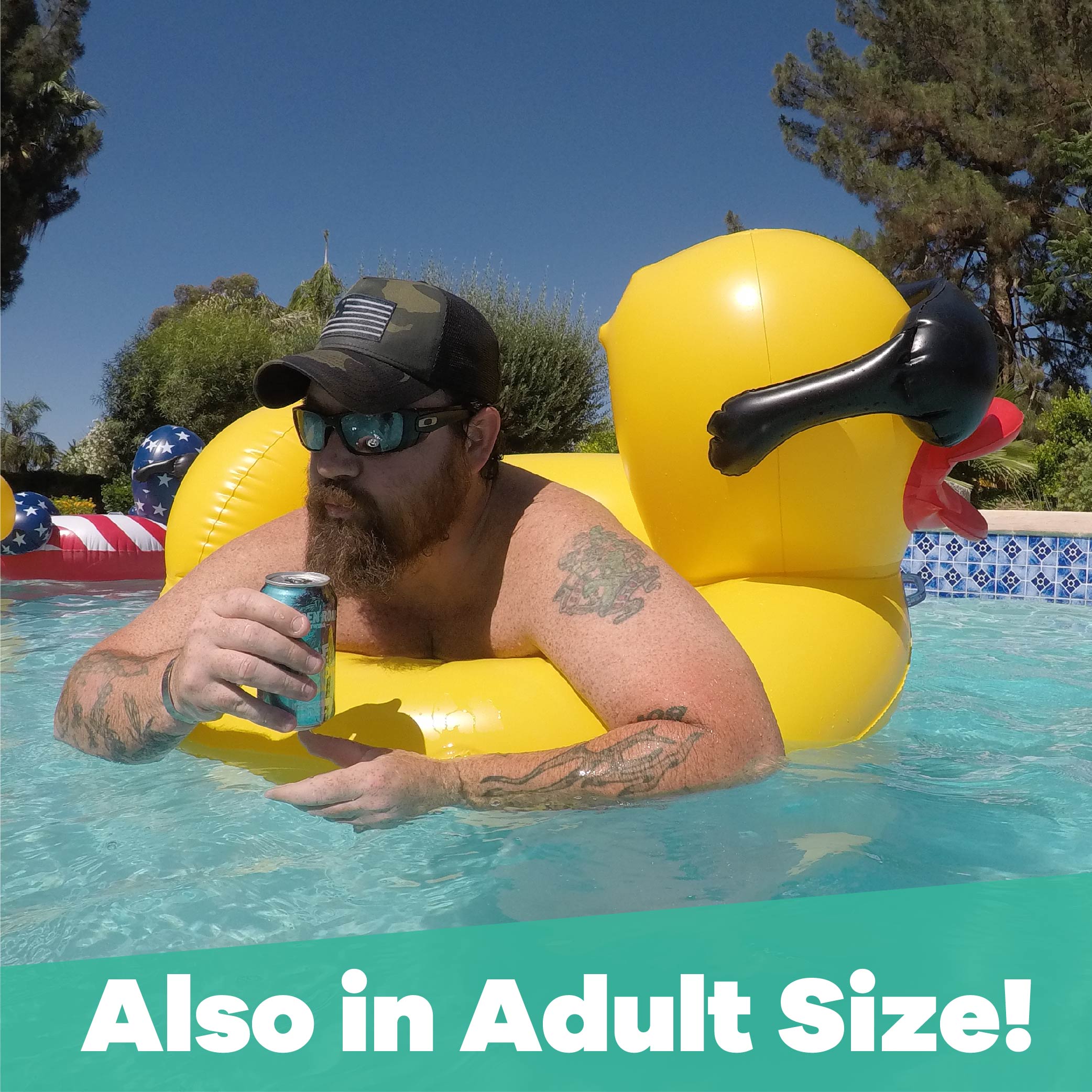 duck pool float ring